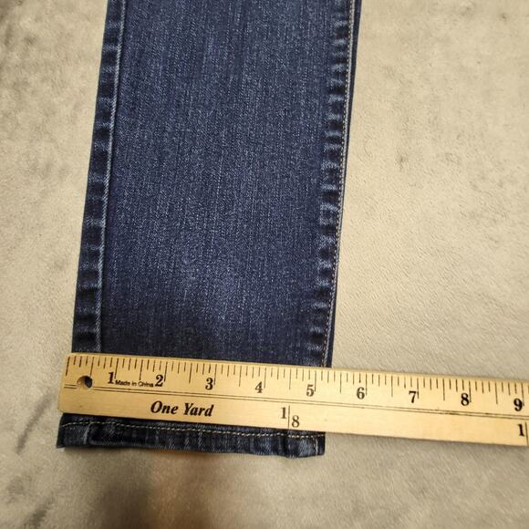 Levi's Jeans Womens 31 Blue Demi Curve Stretch Slim Straight W31 L32 Denim - Picture 6 of 11